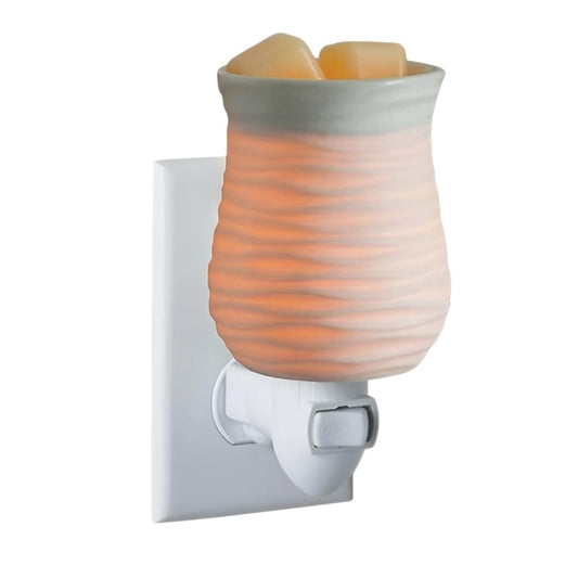 CANDLE WARMERS® - Lampe électrique HARMONY blanche pour cire de soja