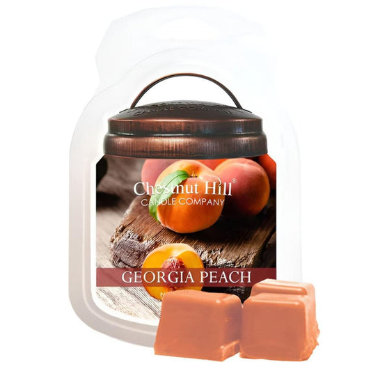 Cire de soja parfumée 99g - PÊCHE DE GÉORGIE - Chestnut Hill candle company Déco et Senteur du Monde