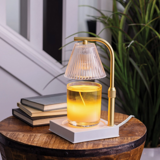 Lampe électrique pour bougies parfumées GOLD LUNA 35W or CANDLE WARMERS®