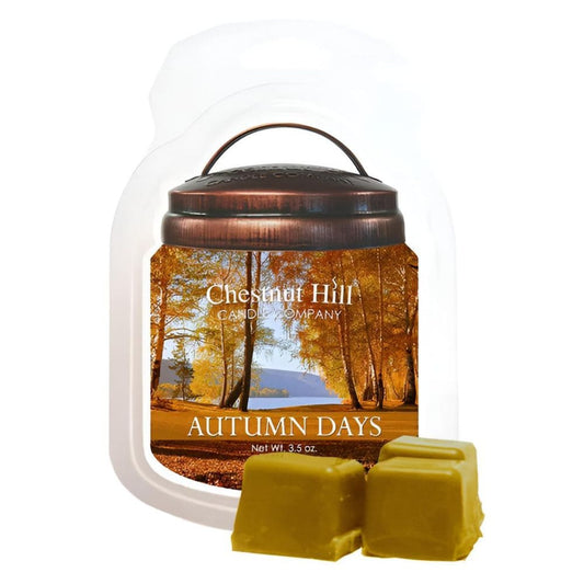 Cire de soja parfumée 99g - JOURS D'AUTOMNE - Chestnut Hill candle company Déco et Senteur du Monde