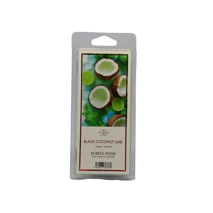 Cire parfumée de soja - Black Coconut Lime Purple River 50 g