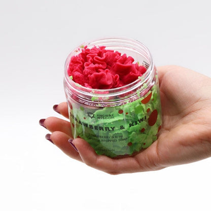 Savon Crème Fouettée 120g - Fraise & Kiwi