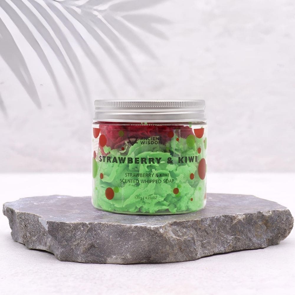 Savon Crème Fouettée 120g - Fraise & Kiwi
