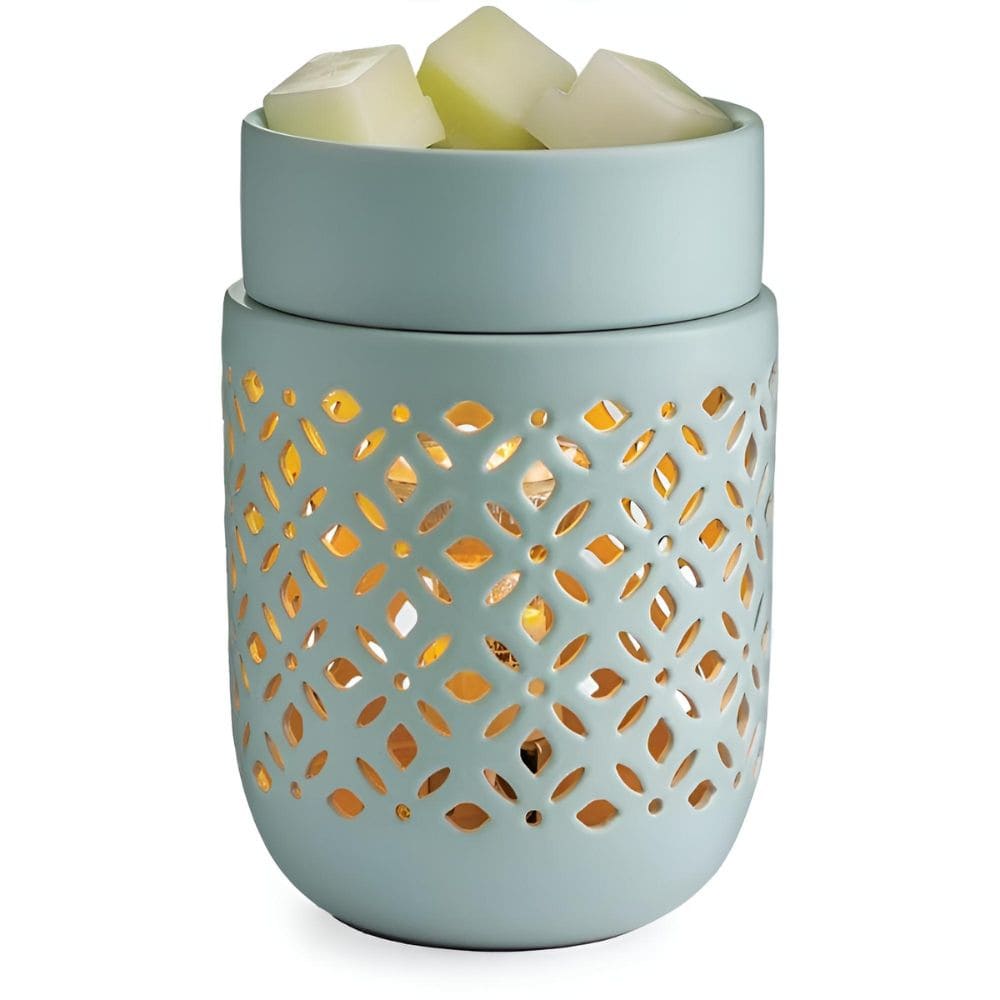 Lampe chauffe-cire parfumée électrique SOFT MINT - CANDLE WARMERS® Déco et Senteur du Monde