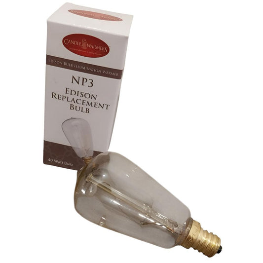 Ampoule à chaleur de rechange CANDLE WARMERS® NP3 40 watts pour Edison Déco et Senteur du Monde