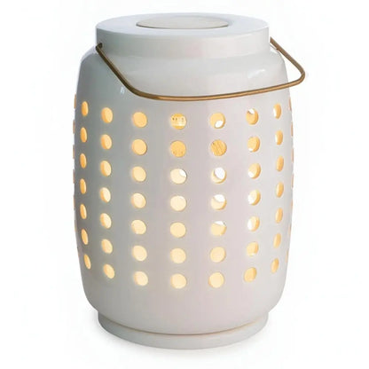 Lampe électrique chauffe-cire CANOPY CHELSEA BLANCHE - CANDLE WARMERS® Déco et Senteur du Monde