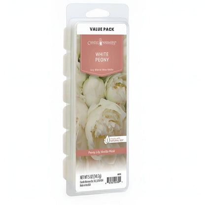 Cire de soja parfumée PIVOINE BLANCHE 140g CANDLE WARMERS®