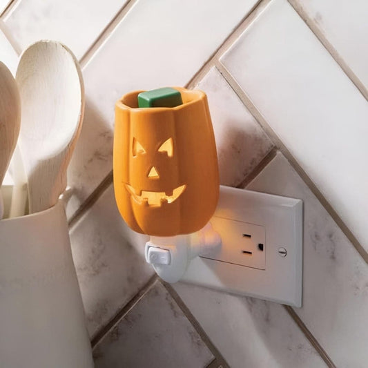 CANDLE WARMERS® - Lampe électrique JACK O`LANTERN orange pour cire de soja
