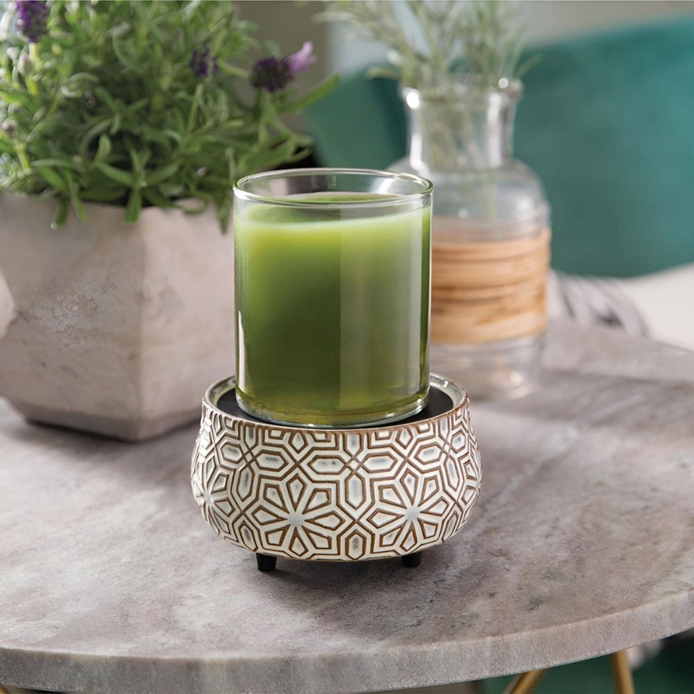 Lampe à parfum électrique 2 en 1 BRONZE GÉOMÉTRIQUE – Candle Warmers®