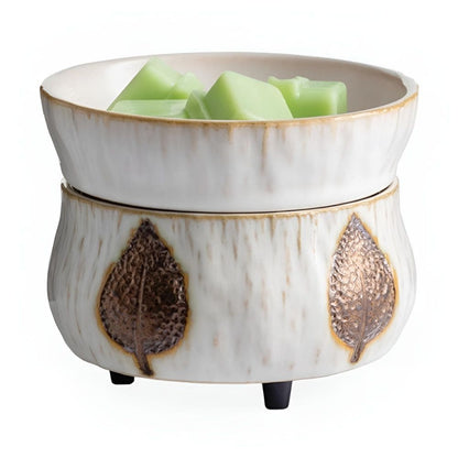 Lampe à parfum électrique 2 en 1 Bronze Leaf – Candle Warmers®
