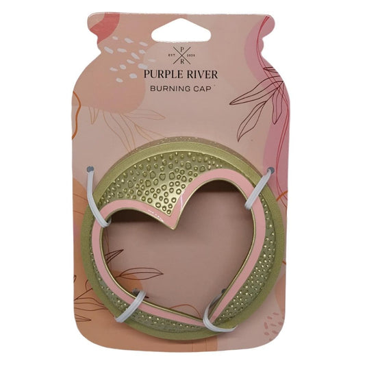 Couvercle métal pour Grandes bougies 623 g Purple River - Pastel Romance Heart Déco et Senteur du Monde