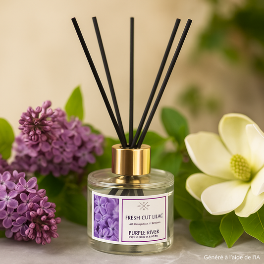 Diffuseurs De Parfum à Bâtonnets Purple River - Fresh Cut Lilac 100 ml