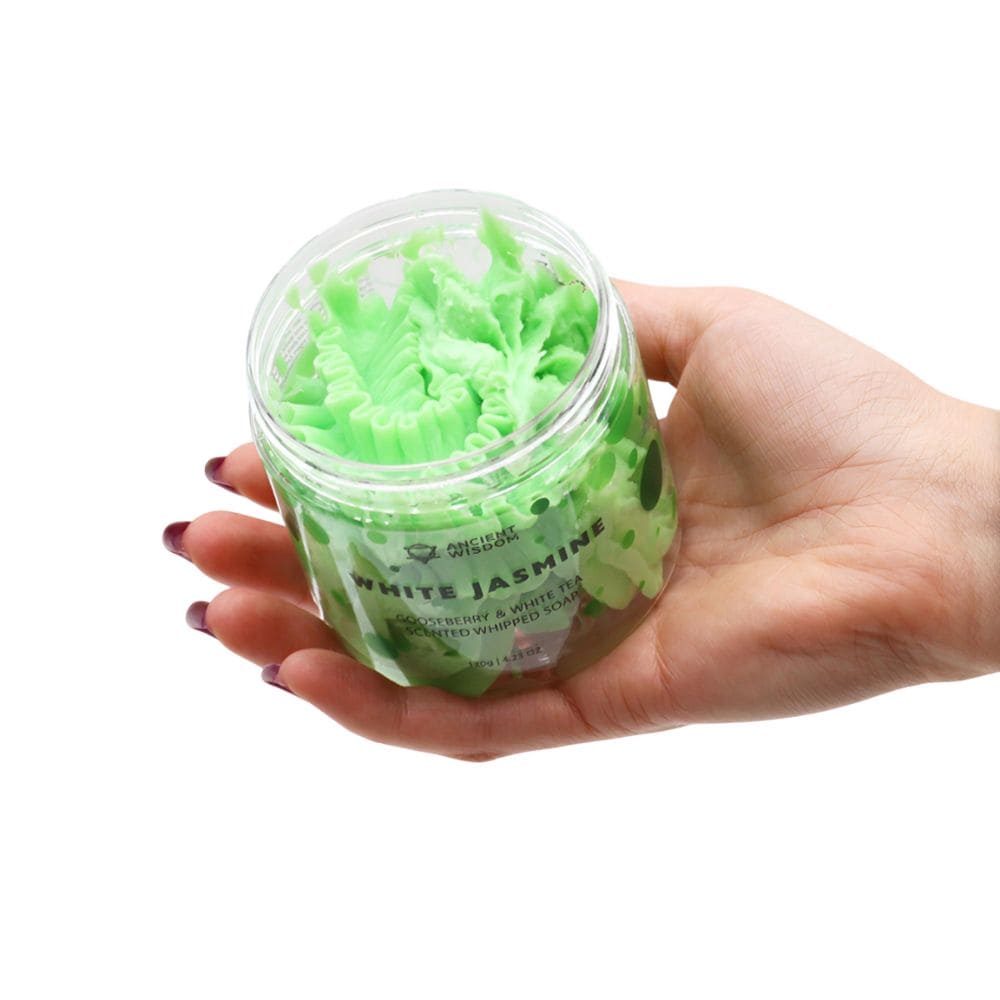 Savon Crème Fouettée 120g - Jasmin & Thé Blanc - Groseille