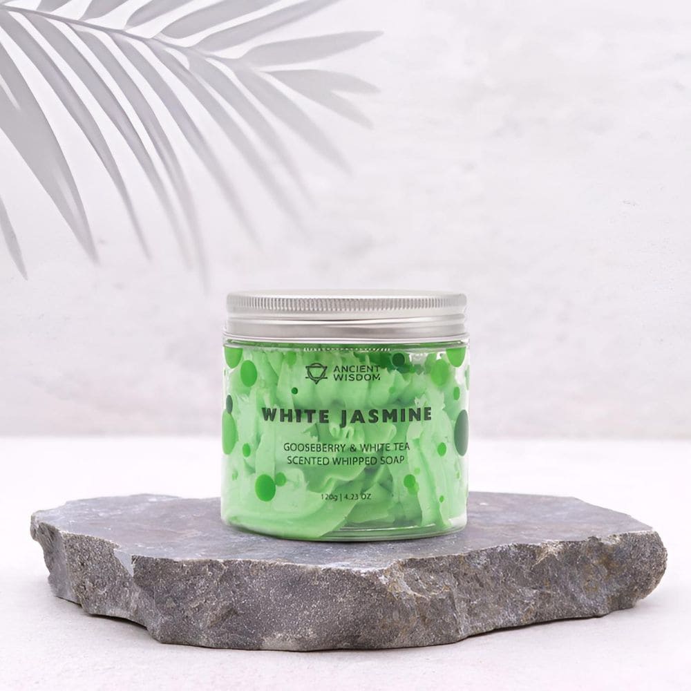 Savon Crème Fouettée 120g - Jasmin & Thé Blanc - Groseille