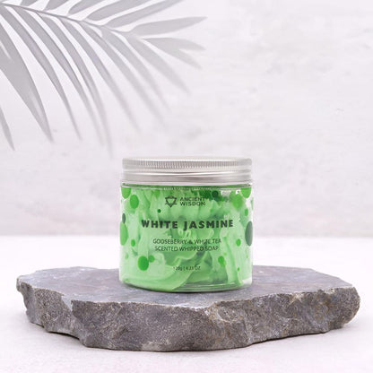 Savon Crème Fouettée 120g - Jasmin & Thé Blanc - Groseille