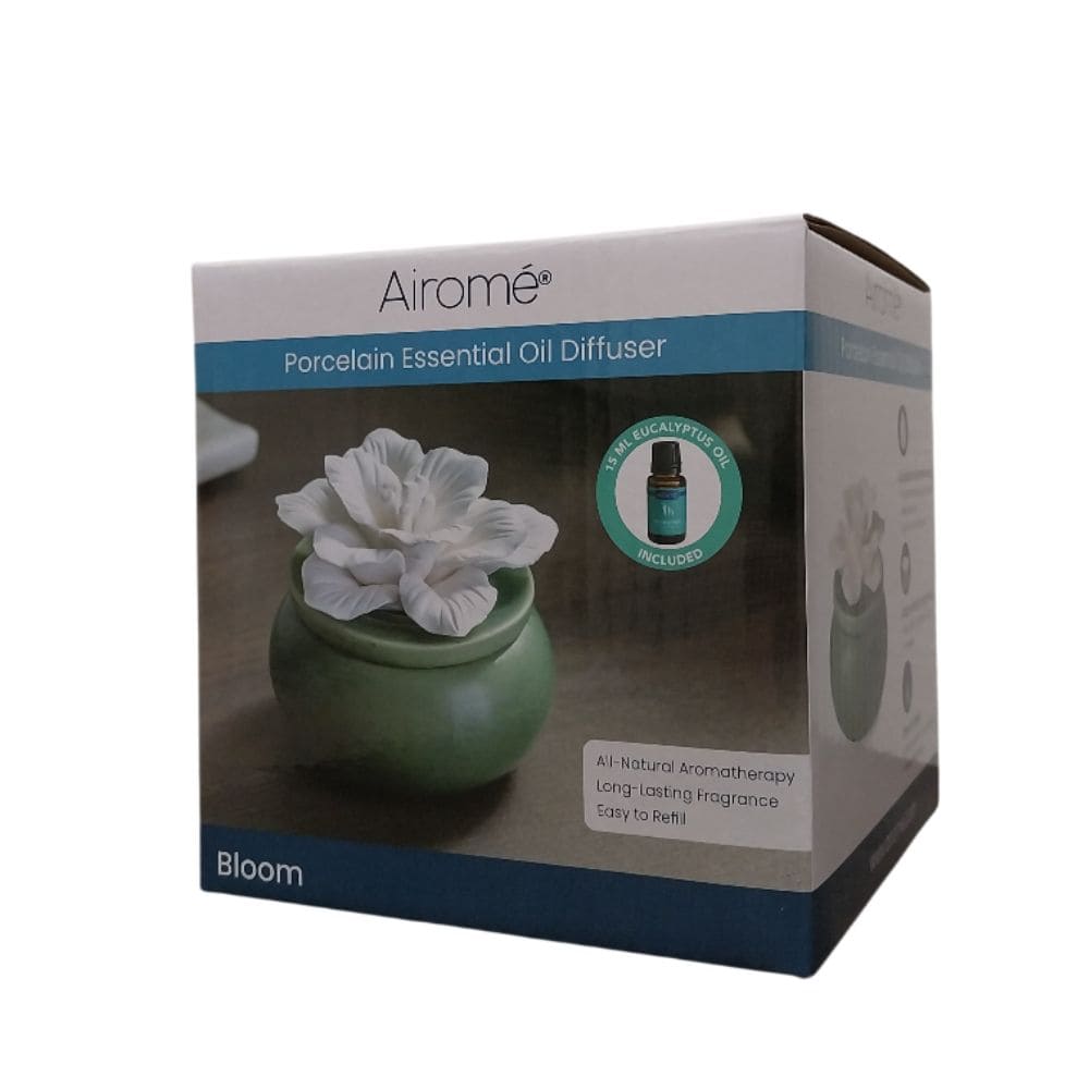 Diffuseur passif en céramique AIROME BLOOM avec fleur en porcelaine
