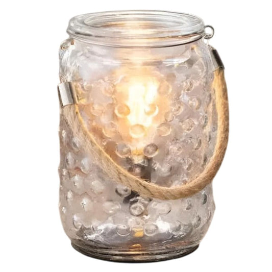 Lampe chauffe-cire parfumée électrique Edison en VERRE à clous et corde