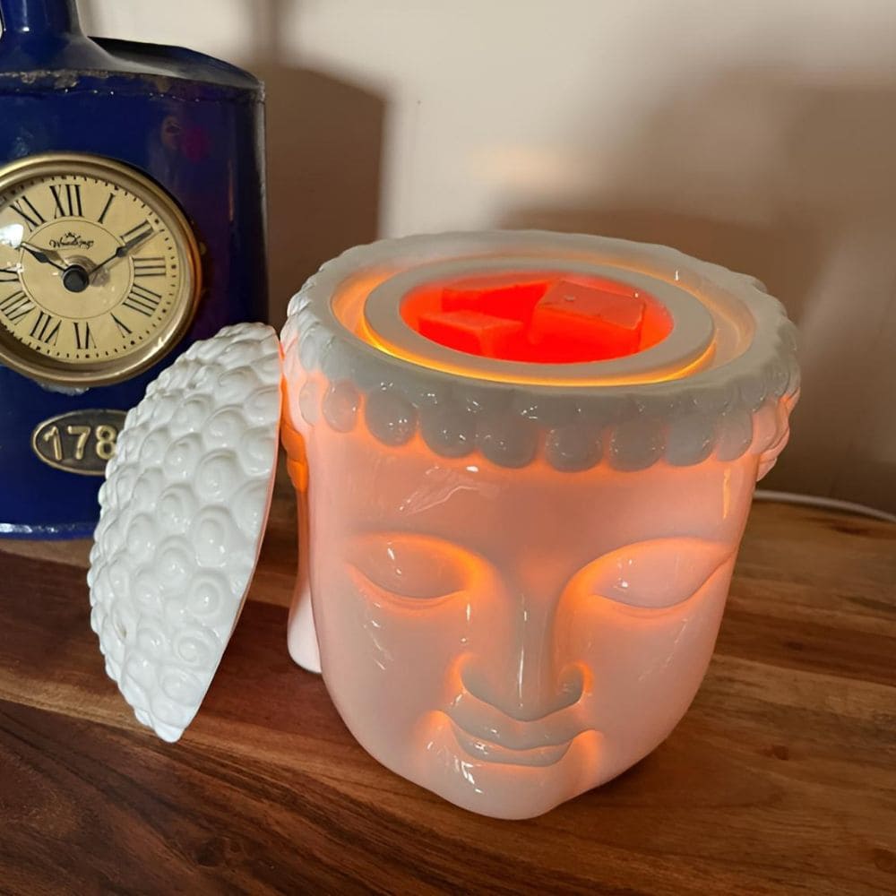 Brûle parfum électrique Bouddha céramique Candle Brothers