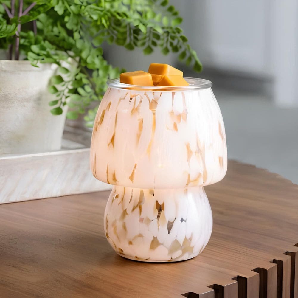 Lampe chauffe-cire parfumée électrique Edison ART GLASS - CANDLE WARMERS® Déco et Senteur du Monde