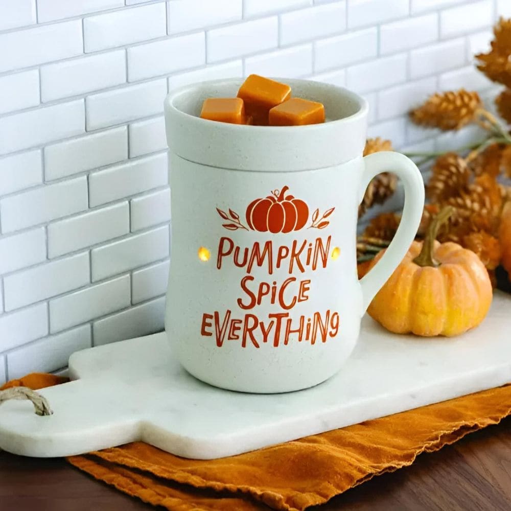 Lampe chauffe-cire parfumée électrique PUMPKIN SPICE CANDLE WARMERS® Déco et Senteur du Monde
