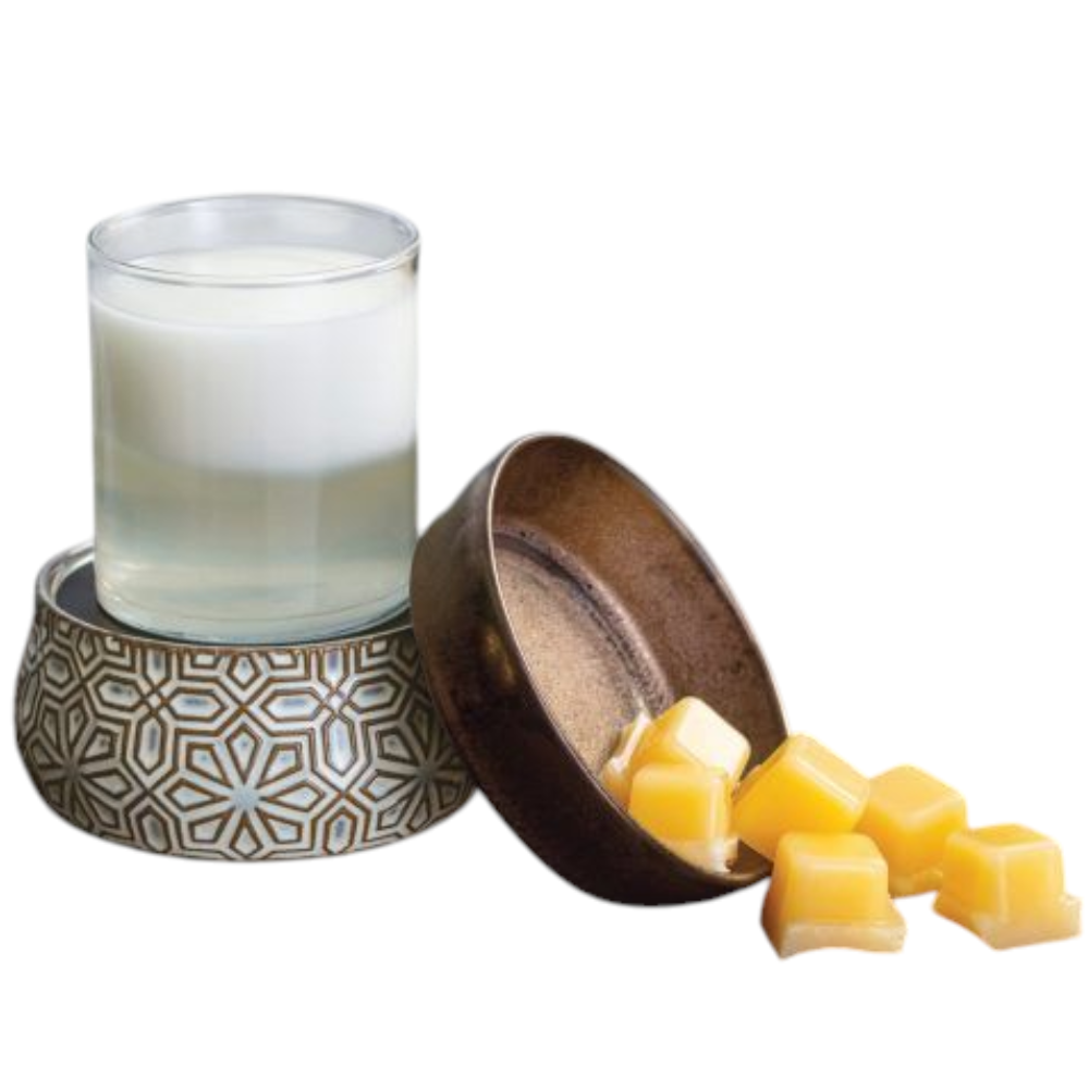 Lampe à parfum électrique 2 en 1 BRONZE GÉOMÉTRIQUE – Candle Warmers®