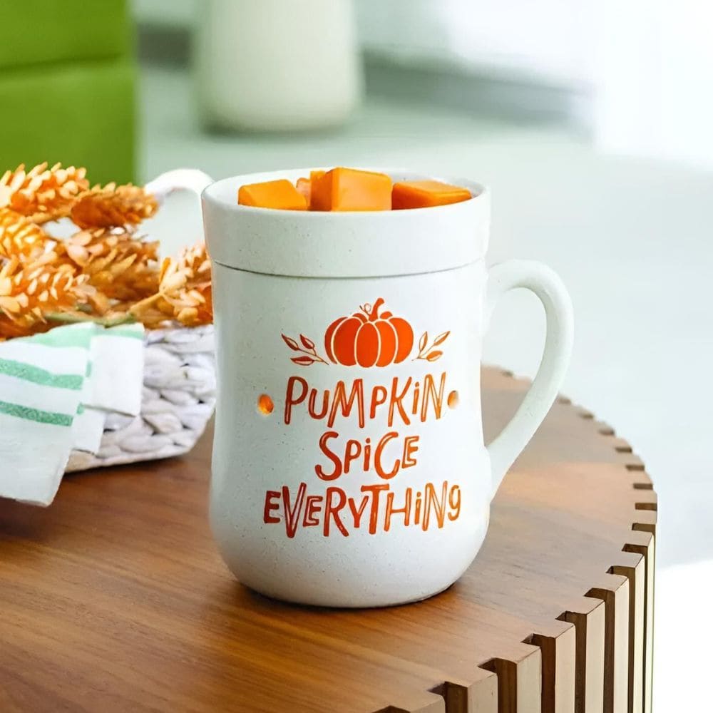 Lampe chauffe-cire parfumée électrique PUMPKIN SPICE CANDLE WARMERS® Déco et Senteur du Monde