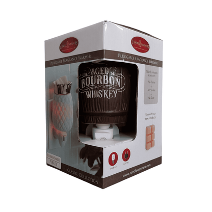 Emballage cadeau officiel de la lampe murale à parfum électrique Baril Bourbon Whisky.